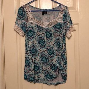Mandala print shirt